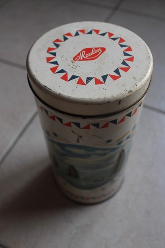 Ancienne boite ronde - boite,