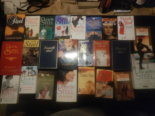 Lot livres de danielle - 24,