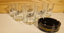 Verres schweppes cendrier - 6, +