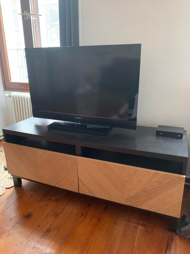 Meuble ikea noir - tv, bois