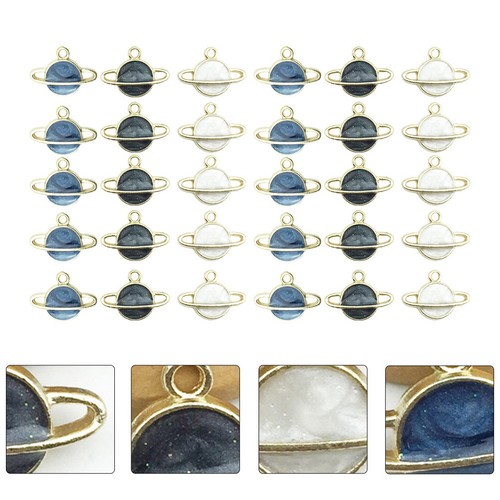 60pcs planet charms - charms, bijoux