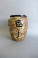Vase en grès à décor d'une