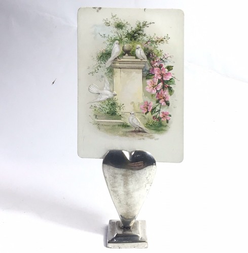 Ancien porte menu cœur - ancien,