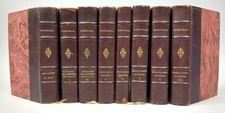 STENDHAL PEINTURE ITALIE VOYAGES 8 VOLUMES RELIURE CUIR EX. NUM. LE DIVAN 1929