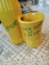 porte paille primerose super soda, desvres, très bon état, RARE,  objets publici