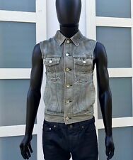 UltraRare&Great Dior Homme SS04 Hedi Slimane Skinny Sleeveless Denim Jeans Vest