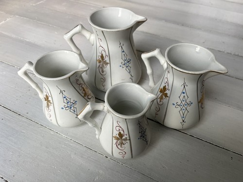 Ensemble pots lait - pots, creil