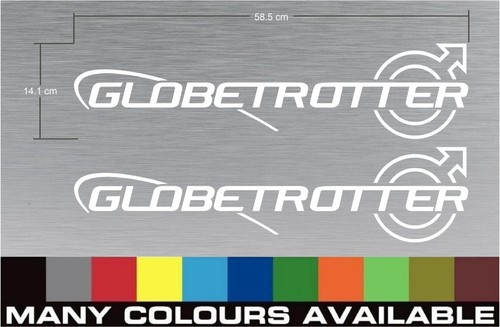 Globetrotter window decals - ,
