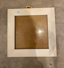 CADRE PHOTO EN BOIS NATUREL CERUSE CREME AVEC SURVITRAGE