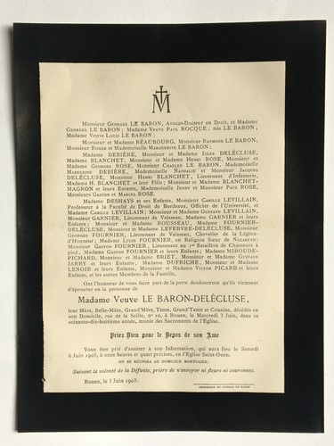 Baron delecluse rocque - baron,
