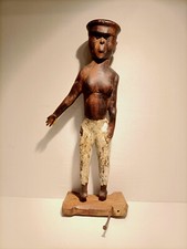 Sculpture malgache, statue Madagascar bois homme cf. Sakalav.