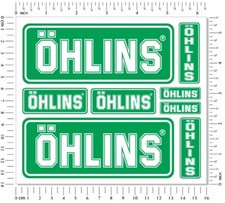 Ohlins Fork Shock Stickers Set
