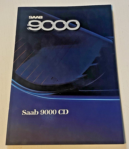 Brochure vente saab 9000 - brochure,
