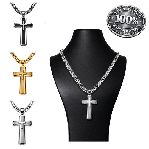 Pendentif croix xxl massif - xxl,