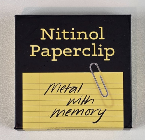Nitinol paperclip shape - nitinol,