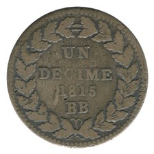 1 Décime Louis XVIII -
