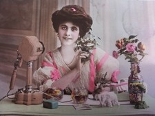 5 CPA / CARTES POSTALES  /  TELEPHONE TREFLE / FANTAISIE /   FIN 19° DEBUT XX°