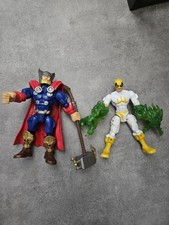 Lot 2 Figurines Hasbro Marvel Super Hero Mashers 2013 Thor + Iron Fist 15 cm