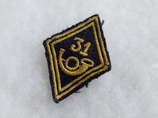 Un insigne tissu militaire losange de bras " 31° Bataillon  de Chasseurs ".