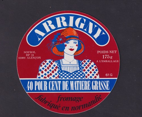 Ancienne étiquette fromage - ancienne,