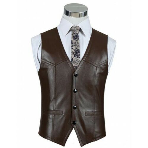 Manteau marron sexy véritable
