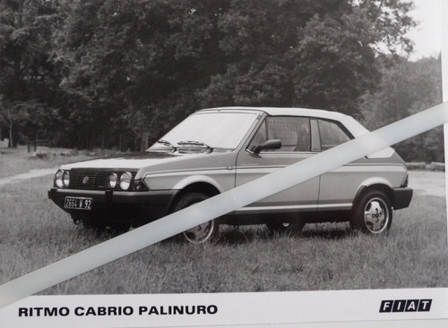 Photo presse fiat ritmo - photo, cabrio
