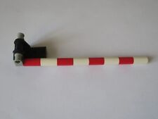 LEGO -  B -  BARRIERE PASSAGE NIVEAU  - TRAIN BARRIER LEVEL WHITE RED