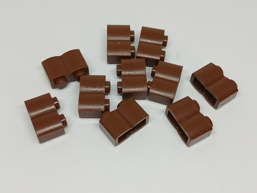 Lego 10x brique bûche x - :,