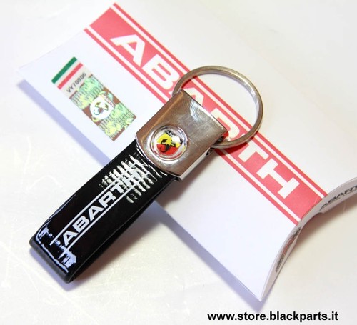 Porte clés abarth noir - porte-clés,