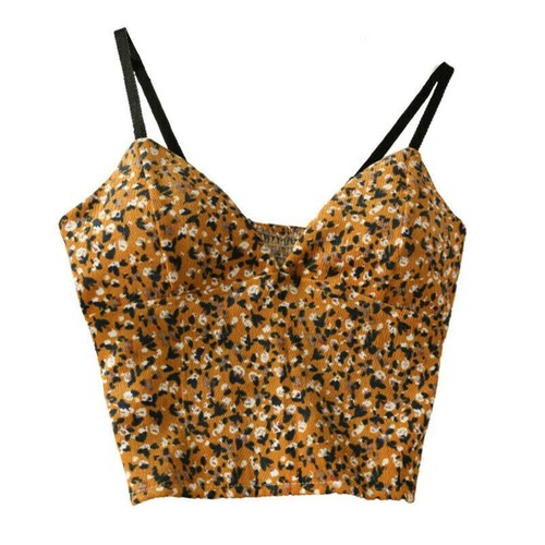 Femme floral velours gilet - velours, col