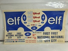 TAMIYA,HELLER 1/12 OU AUTRE? PLANCHE DE DECOS  F1 TYRRELL DEPAILLER  29X16 cm yo