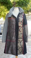 manteau *  DESIGUAL * 38   (étiquette 40 petit) modele japonisant  TBE
