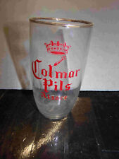 Vieux verre à bière de collection brasserie COLMAR PILS Alsace