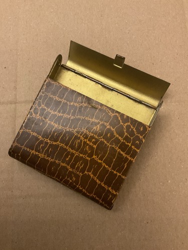 Vintage tin cigarette - tin,