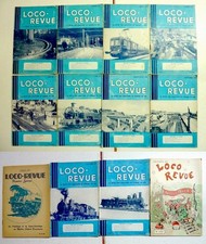 1951 LOCO-REVUE 12/12 MODÈLES RÉDUITS FERROVIAIRES TRAINS LOCOMOTIVES RÉSEAUX