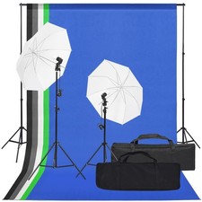 Kit de Studio Photo et Éclairage et Toile de Fond Lumière Photographie vidaXL