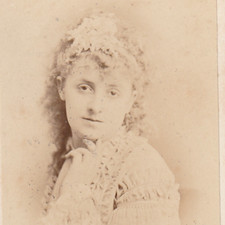 PHOTO CDV MISS KATE SANTEY