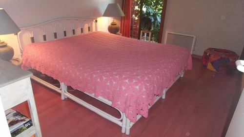 Dessus lit vintage - dessus, au