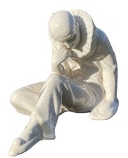 Statuette Faïence Craquelée