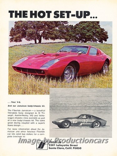 1969 fiberfab jamaican hot kit - fiberfab,