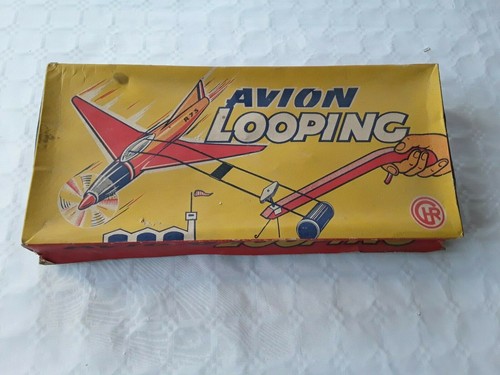 Jouet ancien avion - looping, chr