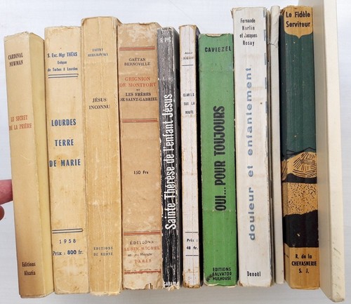 Lot livres dont 10 - de,