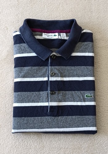 Polo lacoste regular fit - fit, bleu