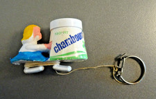 PORTE CLES plastique CHAMBOURCY jouet articulé  à tirer 1960 BE