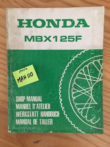 Honda mtx125f mtx125 - honda, 125