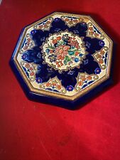 ANCIEN DESSOUS DE PLAT ÉMAUX