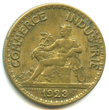 50 centimes Chambre de commerce et industrie 1923 de qualité n°1413