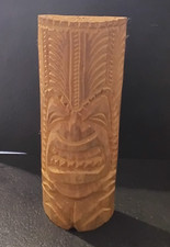 Statue Polynésienne Tiki Totem Bois Décoration Presse Papier Folklorique  TBE(CR