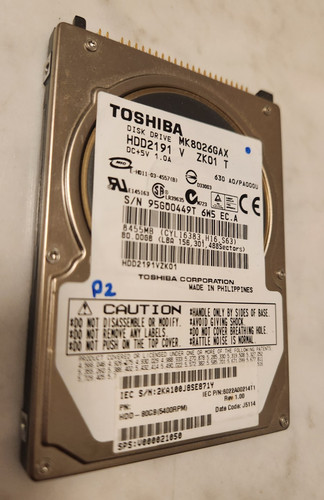 Hdd toshiba mk8032gax - mk8032gax,
