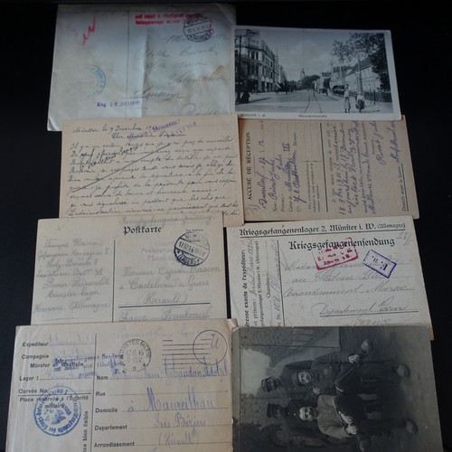 Ww1 camp munster - -, lettre